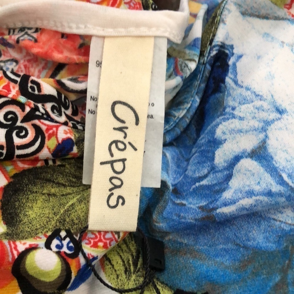 Soft Boho Print Cold Shoulder Tunic Ruffle… - Picture 4 of 6